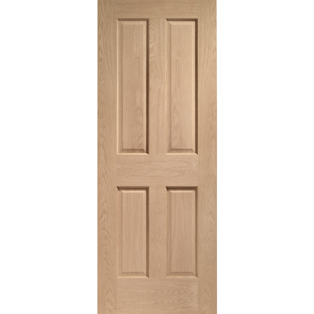 Internal Oak Victorian 4 Panel Door